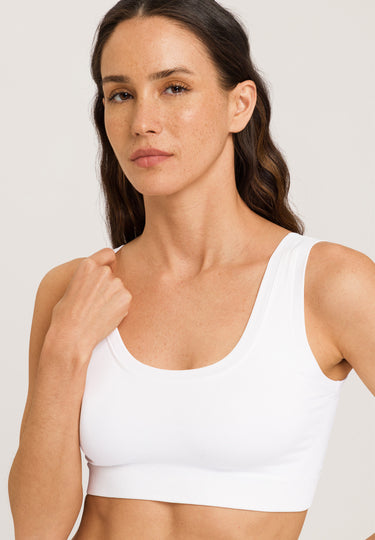 71806 Touch Feeling Crop Top Padded - 101 White